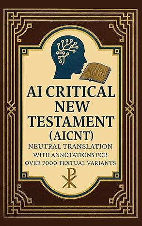AI Critical New Testament (AICNT) book series available on Amazon